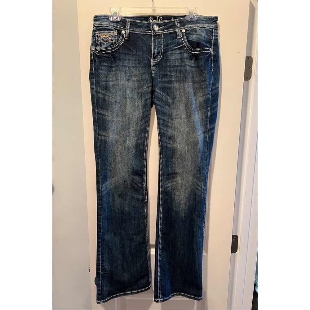 Red Camel Size 13 Embellished Jean
